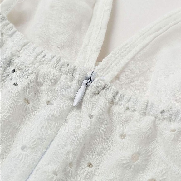 BerryGo Embroidery Pearl Button  Maxi Dress - Picture 5 of 10
